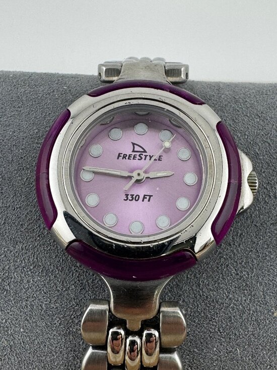 Vintage Freestyle Purple Bezel Ladies Watch main image 5